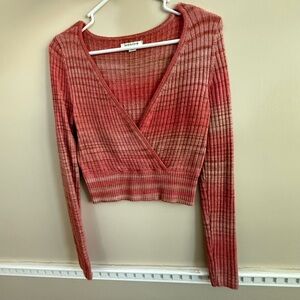 American Eagle Long Sleeve Crop Top